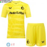 Maglia Set Completo Uomo Feyenoord Rotterdam Portiere 2025/2026 Giallo