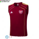 Senza Maniche Maglia Arsenal 2025/2026 Borgogna Senza Maniche Maglia Arsenal 2025/2026 Borgogna