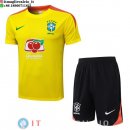 Formazione Set Completo Maglia Brasile 2026 Giallo Arancione Nero