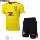 Formazione Set Completo Maglia Brasile 2026 Giallo Arancione Nero