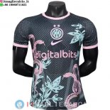Thailandia Maglia Inter Milan Speciale Giocatori 2025/2026 Nero Rosa