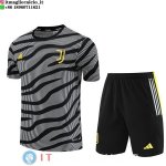 Formazione Set Completo Maglia Juventus 2023/2024 Grigio Nero Giallo Formazione Set Completo Maglia Juventus 2023/2024 Grigio Nero Giallo