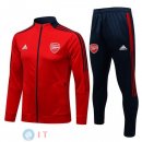 Giacca Set Completo Arsenal 21-22 I Rosso Nero