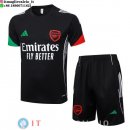 Formazione Set Completo Maglia Arsenal 2025/2026 Nero Rosso