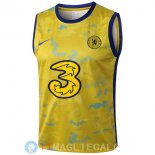 Senza Maniche Maglia Chelseao 2022/2023 Giallo