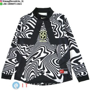 Thailandia Maglia Brasile Portiere 2026 Nero Bianco ML