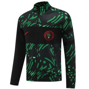 Giacca Lunga Zip Nigeria 2024 Verde