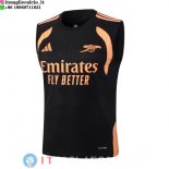 Senza Maniche Maglia Arsenal 2026/2027 Nero Arancione Senza Maniche Maglia Arsenal 2026/2027 Nero Arancione