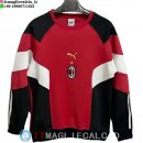 Felpa Girocollo AC Milan Uomo Rosso I Nero