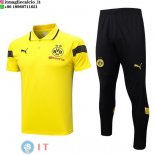 POLO Maglia Set Completo Borussia Dortmund 2023/2024 Giallo Nero