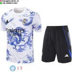 Formazione Maglia Set Completo Real Madrid 2025/2026 Bianco Blu Nero