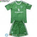 Maglia Bambino Manchester united Portiere 2025/2026 Verde