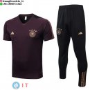 Formazione Set Completo Maglia Germania 2022 Borgogna Nero