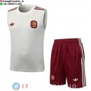 Senza Maniche Set Completo Maglia Spagna 2026 Giallo Bianco Rosso