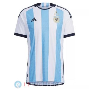 Thailandia Maglia Argentina 3 Stars Prima Giocatori Coppa Del Mondo 2022