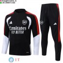 Tuta da Allenamento Bambino Portogallo Mezza Cerniera 26-27 Nero Rosso Bianco