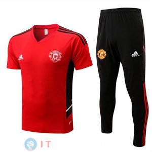 Formazione Set Completo Maglia Manchester United 2022/2023 Rosso I Nero