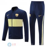 Giacca Set Completo Pumas Uuam 21-22 Giallo Blu