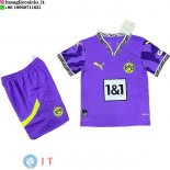 Maglia Bambino Borussia Dortmund Portiere 2025/2026 Purpureo