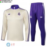 Felpa Da Allenamento Set Completo Real Madrid 25-26 Giallo Purpureo Felpa Da Allenamento Set Completo Real Madrid 25-26 Giallo Purpureo