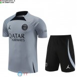 Formazione Bambino Set Completo Maglia PSG 2023/2024 Grigio Nero