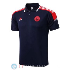 POLO Maglia Bayern Monaco 2022/2023 Nero Rosso