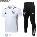 POLO Maglia Set Completo Germania 2025 Bianco Nero