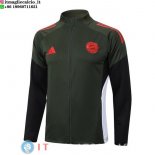 Giacca Lunga Zip Bayern Monaco 25-26 Verde Navy
