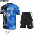 Formazione Maglia Set Completo Real Madrid 2025/2026 Nero Blu