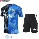 Formazione Maglia Set Completo Real Madrid 2025/2026 Nero Blu