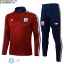 Felpa Da Allenamento Set Completo Arsenal 2025 Rosso Blu Navy