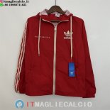 Giacca A Vento Adidas 2023 Rosso