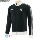 Giacca Lunga Zip Juventus 2026/2027 Nero Giallo