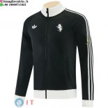 Giacca Lunga Zip Juventus 2026/2027 Nero Giallo