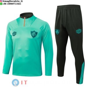 Felpa Da Allenamento Set Completo Fluminense 25-26 Verde Rosso