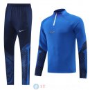 Felpa Da Allenamento Set Completo Nike 22-23 Blu Navy