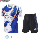 Formazione Maglia Set Completo Real Madrid 2025/2026 Blu Nero