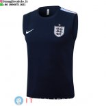Senza Maniche Maglia Inghilterra 2026 Blu Navy Senza Maniche Maglia Inghilterra 2026 Blu Navy