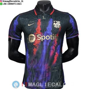 Thailandia Maglia Barcellona Speciale Giocatori 2025/2026 Nero Rosso Blu
