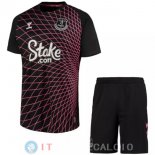 Portiere Maglia Set Completo Uomo Everton 2022/2023 Nero