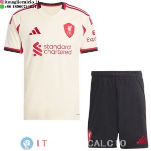 Maglia Bambino liverpool Seconda 2025/2026