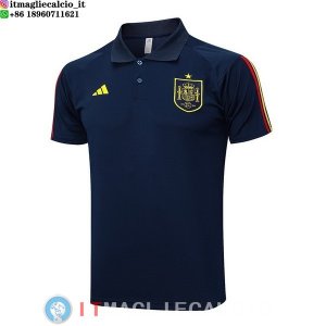 POLO Maglia Spagna 2022 Blu Navy