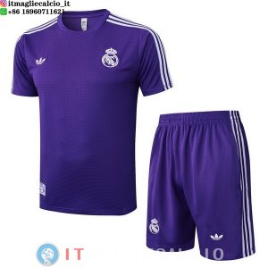 Formazione Maglia Set Completo Real Madrid 2025/2026 Purpureo