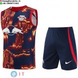 Senza Maniche Maglia Leipzig 2023/2024 Rosso Blu