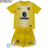 Maglia Bambino Atletico Madrid Portiere 2025/2026 Giallo