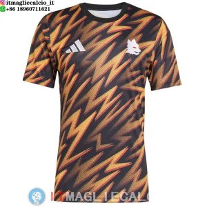 Thailandia Maglia As Roma Pre-partita 2025/2026 Giallo
