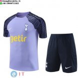 Formazione Maglia Set Completo Tottenham Hotspur 2023/2024 Purpureo Blu