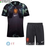 Maglia Paesi Bassi Set Completo Uomo Portiere 2026 Nero