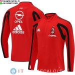 Felpa Da Allenamento AC Milan 05-06 Rosso Felpa Da Allenamento AC Milan 05-06 Rosso
