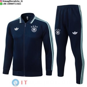 Giacca Full Zip e Pantaloni Allenamento Germania 2026 Blu Navy